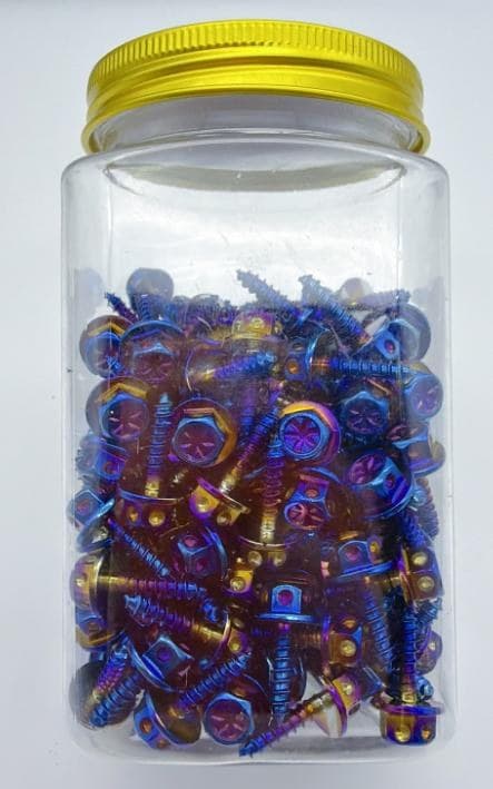CSL SCREW ( NOT SOLD SEPARATELY) Variant image - CSL BODY BOLTS FLOWER TYPE #4X16 /BOTTLE / TITANIUM - CSL-CSL-SCREW-NOT-SOLD-SEPARATELY-13F98584-CSL-BODY-BOLTS-FLOWER-TYPE-4X16-BOTTLE-TITANI-8C55015