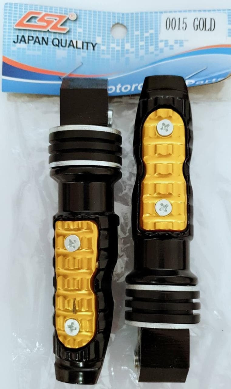CSL FOOTREST - Yamaha Variant image - FOOTREST MIO CNC GOLD/ORANGE/RED/BLU E/BLACK/SILVER / #G765/8MM / CSL-0015 - CSL-CSL-FOOTREST-YAMAHA-3198907A-G765-8MM-CSL-0015-DEC51EEC