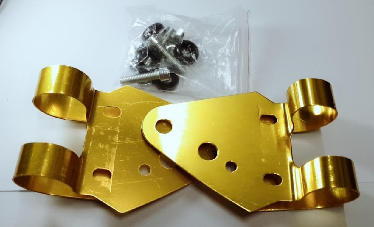 CSL HEADLIGHT BRACKET RED/BLUE/GOLD/BLACK/S ILVER CSL HEADLIGHT BRACKET RED/BLUE/GOLD/BLACK/S ILVER - Main image
