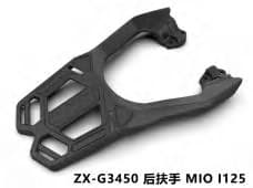 CSL Monorack Bracket (BLACK) Variant image - MONORACK BRACKET MIO I 125 V5 / BLACK / #G3450 - CSL-CSL-MONORACK-BRACKET-BLACK-45F699BE-G3450-AA3EAC76
