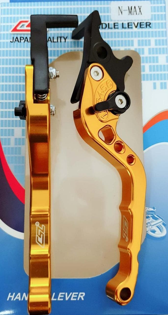 CSL CNC Handle Lever - Yamaha Variant image - N-MAX / RED / #S04B-31-33 / CSL-001 - CSL-CSL-CNC-HANDLE-LEVER-YAMAHA-FB5716AE-S04B-31-33-CSL-001-40860CE4