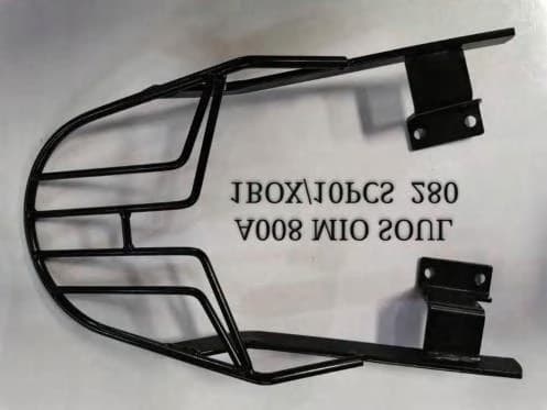 CSL Monorack Bracket BRACKET 1 (BLACK) - Yamaha Variant image - A008 MIO SOUL / BLACK - CSL-CSL-MONORACK-BRACKET-BRACKET-1-BLACK-YAMAHA-D812202F-A008-MIO-SOUL-BLACK-0479DCBC