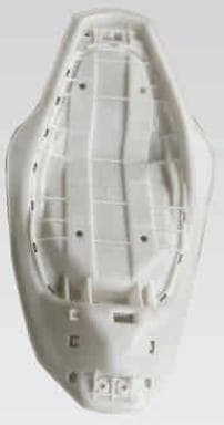 CSL SEAT PLASTIC FRAME - Yamaha Variant image - AEROX / WHITE - CSL-CSL-SEAT-PLASTIC-FRAME-YAMAHA-CDAFB78C-AEROX-WHITE-0C9B83B3