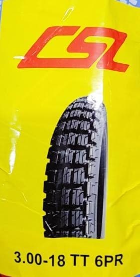 CSL 6-LAYER Tube Type Tire Variant image - 300-18TT - CSL-CSL-6-LAYER-TUBE-TYPE-TIRE-D3EE1086-300-18TT-3602D55B
