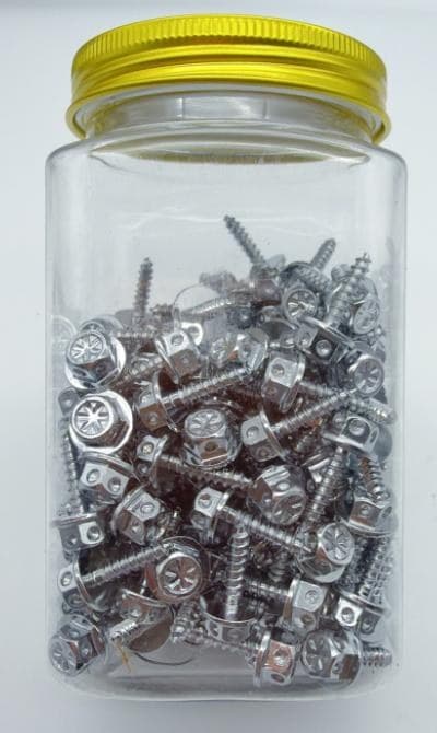CSL SCREW ( NOT SOLD SEPARATELY) Variant image - CSL BODY BOLTS FLOWER TYPE #4X16 /BOTTLE / SILVER - CSL-CSL-SCREW-NOT-SOLD-SEPARATELY-13F98584-CSL-BODY-BOLTS-FLOWER-TYPE-4X16-BOTTLE-SILVER-6277316