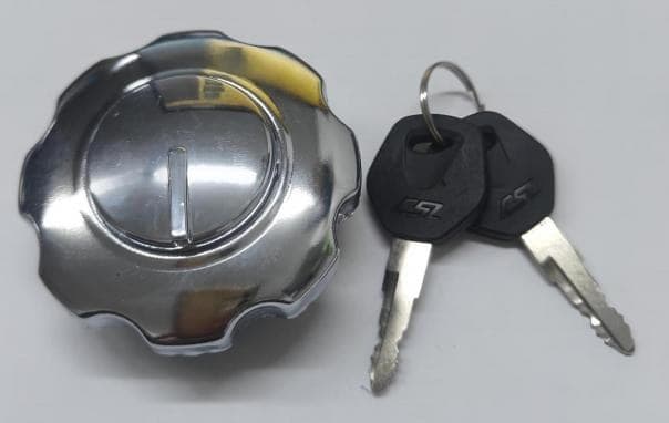 CSL FUEL TANK CAP - Honda Variant image - TMX125/155 W/KEY / SILVER - CSL-CSL-FUEL-TANK-CAP-HONDA-EC9D2BBA-TMX125-155-W-KEY-SILVER-A3C306CE