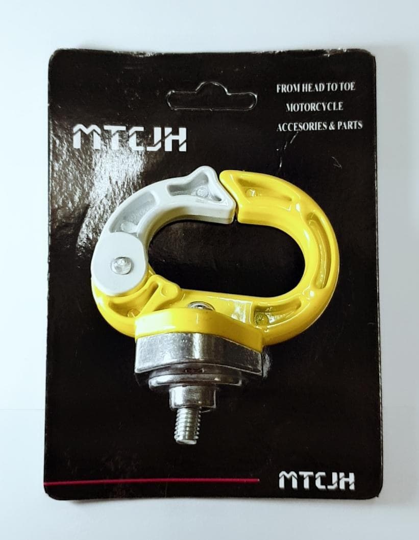 CSL HELMET HOOK (ROUND) /WHITE/ORANGE CSL HELMET HOOK (ROUND) /WHITE/ORANGE - Main image