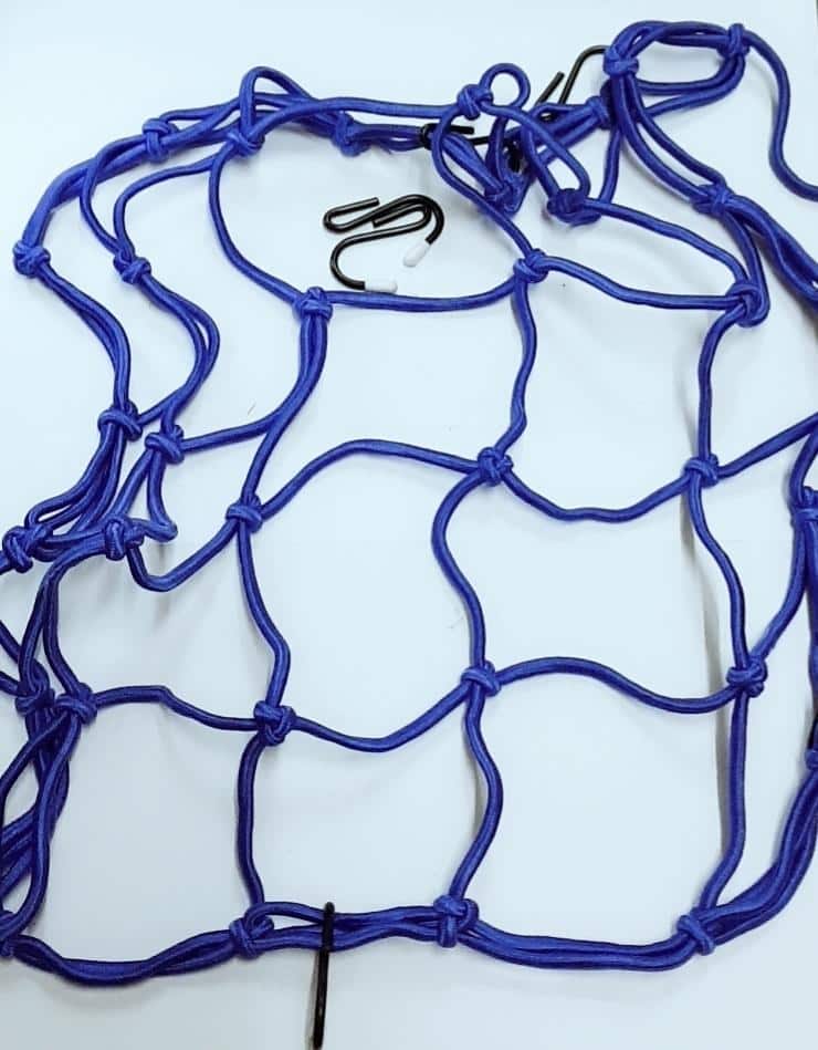 CSL CARGO NET 40X40 /BLACK/GREEN