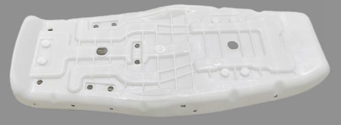 CSL SEAT PLASTIC FRAME - Honda Variant image - TMX125/155 W/BRACKET / WHITE - CSL-CSL-SEAT-PLASTIC-FRAME-HONDA-57D34A7F-TMX125-155-W-BRACKET-WHITE-9E91DBF5