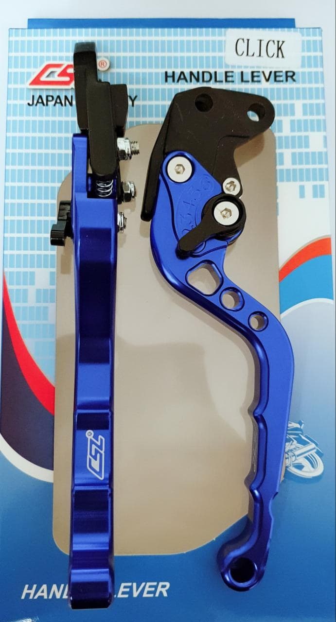 CSL CNC Handle Lever - Honda Variant image - CLICK / RED / #S04B-14-15 / CSL-001 - CSL-CSL-CNC-HANDLE-LEVER-HONDA-B1DDAE6B-S04B-14-15-CSL-001-C1C677CF