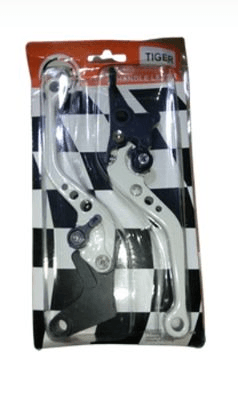 OK Brake Lever - Honda Variant image - TIGER SA5-4-8 / WHITE / OK-448-8 - OK-OK-BRAKE-LEVER-HONDA-204690C3-OK-448-8-BED1977A