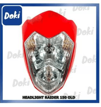 OK Head Light - Suzuki Variant image - RAIDER150 OLD SMALL / RED / OK-A026-2 - OK-OK-HEAD-LIGHT-SUZUKI-19302CFE-OK-A026-2-550F25DD