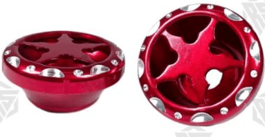 OK AXLE CAP ORDINARY STAR Variant image - RED / OK-3212-2 - OK-OK-AXLE-CAP-ORDINARY-STAR-0323258F-OK-3212-2-419CBE18