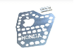 OK Sprocket Variant image - COVER XRM110 APPLE / SILVER / OK-192-9 - OK-OK-SPROCKET-875EDD33-OK-192-9-F88B6A7E