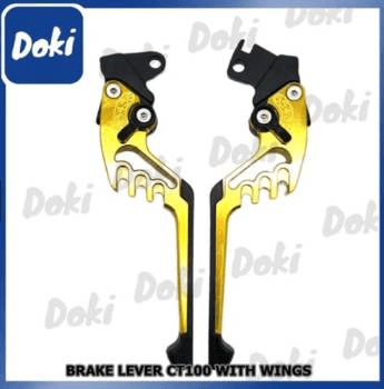 OK Brake Lever - Kawasaki/Bajaj Variant image - CT100/BAJAJ S41-119-120 / GOLD / OK-TS41-4 - OK-OK-BRAKE-LEVER-KAWASAKI-BAJAJ-9EFB0EE2-OK-TS41-4-FF0B65DD