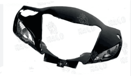 OK Front Cowling - Honda Variant image - WAVE100R A16 / BLACK / OK-A16-1 - OK-OK-FRONT-COWLING-HONDA-A538D4FE-OK-A16-1-D42D93F1