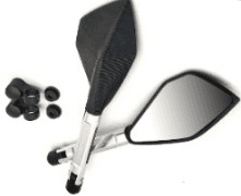 OK HACHI SIDE MIRROR 2814 Variant image - SILVER / OK-2814-9 - OK-OK-HACHI-SIDE-MIRROR-2814-CB54217E-OK-2814-9-B1AFB821