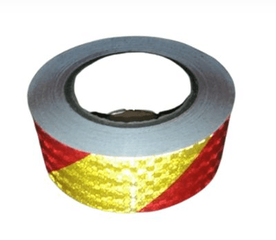 OK REFLECTORIZE STICKER 5CM SLANT Variant image - YELLOW/RED / OK-4113-6/2 - OK-OK-REFLECTORIZE-STICKER-5CM-SLANT-CB12B9CB-OK-4113-6-2-05C3E7CE