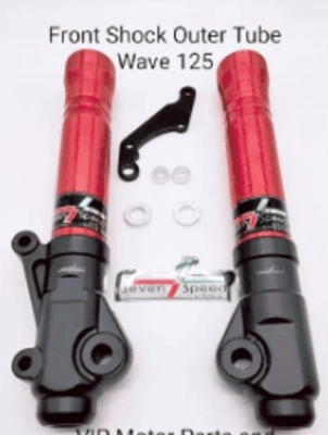 OK Shock - Honda Variant image - COVER WAVE125 SEVEN SPEED / RED / OK-1611-2 - OK-OK-SHOCK-HONDA-75597BB8-OK-1611-2-54A570EC