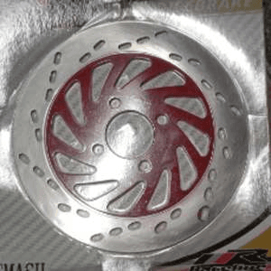 OK Disc Plate - Suzuki Variant image - SMALL SMASH 0017 / RED / OK-0017-2 - OK-OK-DISC-PLATE-SUZUKI-C1436E96-OK-0017-2-8722A0C8