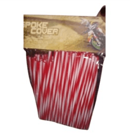 OK SPOKES COVER PLAIN SET Variant image - WHITE/RED / OK-555-8/2 - OK-OK-SPOKES-COVER-PLAIN-SET-5DC1E077-OK-555-8-2-A0ED9810