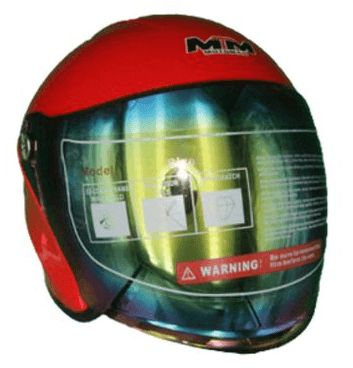 OK HELMET HALF FACE 103-V1 Variant image - RED / OK-103V1-2 - OK-OK-HELMET-HALF-FACE-103-V1-B8CBC58C-OK-103V1-2-5392B50B