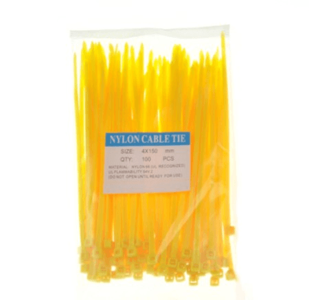 OK CABLE TIE 4X150 Variant image - YELLOW / OK-2410-6 - OK-OK-CABLE-TIE-4X150-FE0566A6-OK-2410-6-11A96693