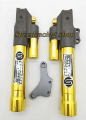 OK Front Shock - Yamaha Variant image - COVER SCARLET FGI MIO / GOLD / OK-4812-4 - OK-OK-FRONT-SHOCK-YAMAHA-9ED8D76D-OK-4812-4-52015E1E