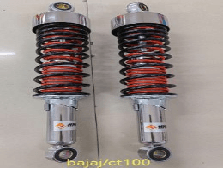 OK Shock - Kawasaki/Bajaj Variant image - CT100 REAR / RED / OK-S02-2 - OK-OK-SHOCK-KAWASAKI-BAJAJ-BF1ECCFA-OK-S02-2-C88FEBFE
