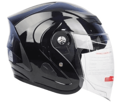 OK HELMET HALF FACE 101 Variant image - SHINY BLACK / OK-101-59 - OK-OK-HELMET-HALF-FACE-101-109CEFFF-OK-101-59-FAC95B79