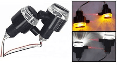 OK BAR END WITH LIGHT WITH LASER