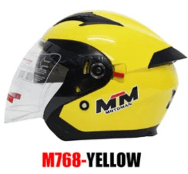 OK HELMET HALF FACE 768 Variant image - SHINY YELLOW / OK-768-65 - OK-OK-HELMET-HALF-FACE-768-0CB68F4B-OK-768-65-8841ED25