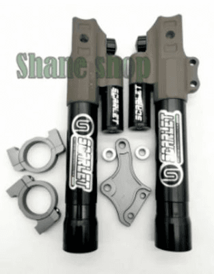 OK Front Shock - Suzuki Variant image - COVER SCARLET FGI RAIDER150 / BLACK / OK-4813-1 - OK-OK-FRONT-SHOCK-SUZUKI-487A6CA1-OK-4813-1-DD86380B