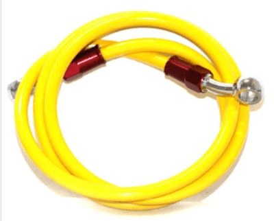 OK BRAKE HOSE 110CM Variant image - YELLOW / OK-604-6 - OK-OK-BRAKE-HOSE-110CM-58582A9A-OK-604-6-FE384702