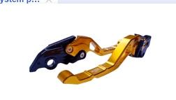 OK Brake Lever - Honda Variant image - CLICK S38-14-15 / GOLD / OK-3845-4 - OK-OK-BRAKE-LEVER-HONDA-204690C3-OK-3845-4-6C312C13