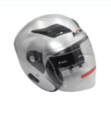 OK HELMET HALF FACE 101 Variant image - SHINY GRAY / OK-101-66 - OK-OK-HELMET-HALF-FACE-101-109CEFFF-OK-101-66-E95F6EB0