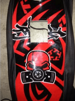 OK Tank Cover - Kawasaki/Bajaj Variant image - BARAKO SQUARE / RED / OK-7011-2 - OK-OK-TANK-COVER-KAWASAKI-BAJAJ-4B1FFBEF-OK-7011-2-C5470725