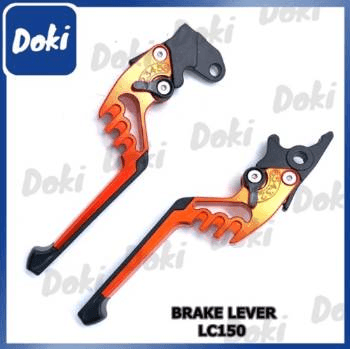 OK Brake Lever - Yamaha Variant image - LC150 S41-126-127 / ORANGE / OK-S41-5 - OK-OK-BRAKE-LEVER-YAMAHA-A8BDB493-OK-S41-5-73D4E8B1
