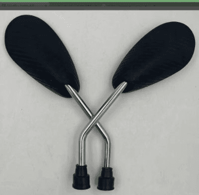 OK SIDE MIRROR 10MM CARBON