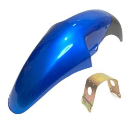 OK Front Fender - Kawasaki/Bajaj Variant image - CT100 WITH BRACKET A68 / BLACK/BLUE / OK-A68-1-3 - OK-OK-FRONT-FENDER-KAWASAKI-BAJAJ-8E8A5F4D-OK-A68-1-3-FF9EE89B