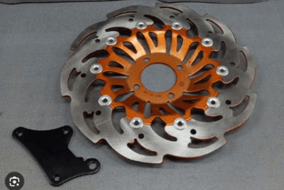 OK Disc Plate - Honda Variant image - BIG XRM 0002 / ORANGE / OK-0002-5 - OK-OK-DISC-PLATE-HONDA-9851AEBA-OK-0002-5-EE37D597
