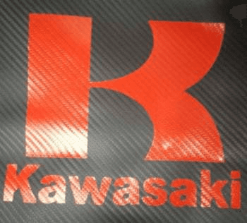 OK SEAT COVER CARBON KAWASAKI PRINTED SMALL