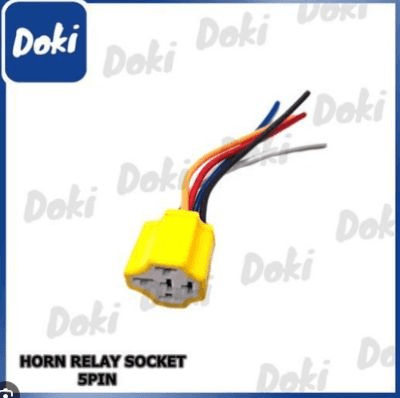 OK HORN RELAY SOCKET 5PIN Variant image - YELLOW / OK-3671 - OK-OK-HORN-RELAY-SOCKET-5PIN-1099875A-OK-3671-66809B09