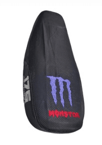 OK SEAT COVER BARAKO175 MONSTER MAY TALI CARBON Variant image - BLUE/RED / OK-S104-3/2 - OK-OK-SEAT-COVER-BARAKO175-MONSTER-MAY-TALI-CARBON-531A926D-OK-S104-3-2-42328AEC