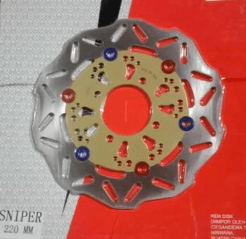 OK Disc Plate - Yamaha Variant image - SMALL SNIPER RIDE IT 0066 / GOLD / OK-0066-4 - OK-OK-DISC-PLATE-YAMAHA-B4B19A45-OK-0066-4-5AD1CC90