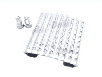 OK PEDAL PAD ALLOY DOT Variant image - SILVER / OK-1410-9 - OK-OK-PEDAL-PAD-ALLOY-DOT-2502B2C2-OK-1410-9-6CD3474D