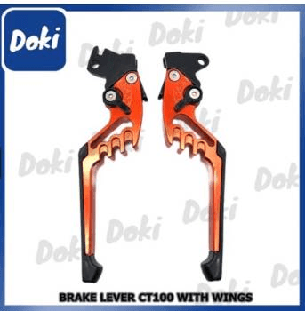 OK Brake Lever - Kawasaki/Bajaj Variant image - CT100/BAJAJ S41-119-120 / ORANGE / OK-TS41-5 - OK-OK-BRAKE-LEVER-KAWASAKI-BAJAJ-9EFB0EE2-OK-TS41-5-FAE4E6D6