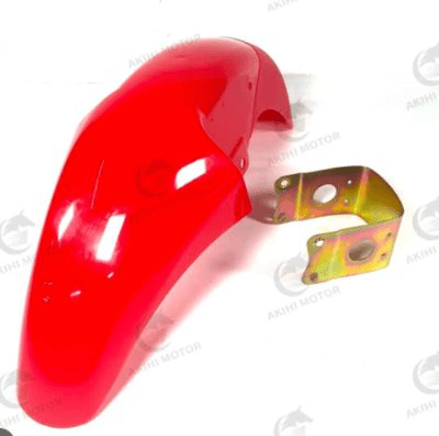 OK Front Fender - Kawasaki/Bajaj Variant image - CT100 WITH BRACKET A68 / RED / OK-A68-2 - OK-OK-FRONT-FENDER-KAWASAKI-BAJAJ-8E8A5F4D-OK-A68-2-C22720B7