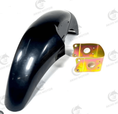 OK Front Fender - Kawasaki/Bajaj Variant image - CT100 WITH BRACKET A68 / BLACK / OK-A68-1 - OK-OK-FRONT-FENDER-KAWASAKI-BAJAJ-8E8A5F4D-OK-A68-1-B52CA5FF