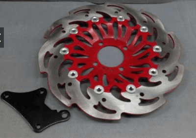 OK Disc Plate - Honda Variant image - BIG XRM 0002 / RED / OK-0002-2 - OK-OK-DISC-PLATE-HONDA-9851AEBA-OK-0002-2-7CB174E4